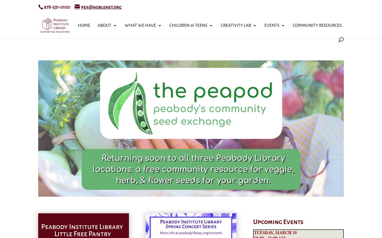 Peabody Institute Library website for obituary research resources